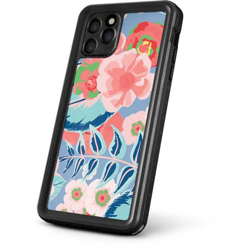 Pink Spring Flowers iPhone 11 Pro Waterproof Case