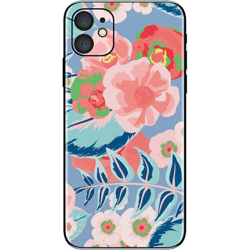 Pink Spring Flowers iPhone 11 Skin