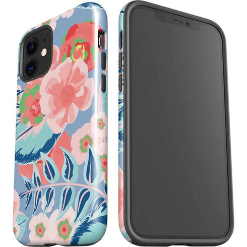 Pink Spring Flowers iPhone 12 Impact Case