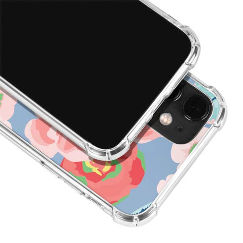 Pink Spring Flowers iPhone 12 Mini Clear Case
