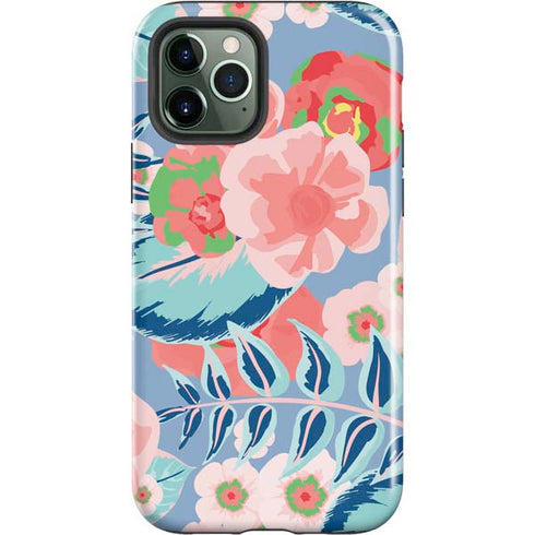 Pink Spring Flowers iPhone 12 Pro Impact Case