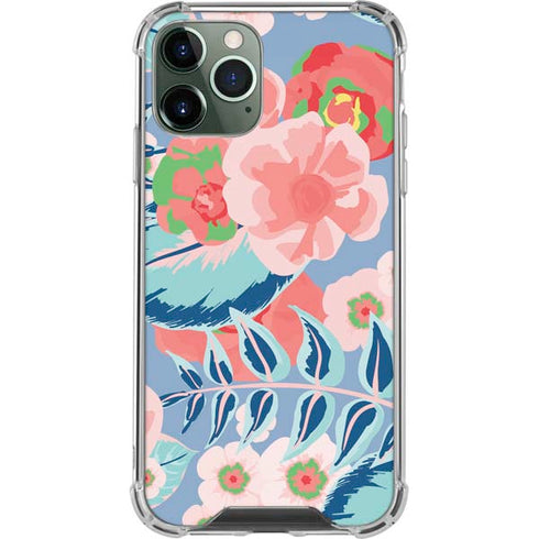 Pink Spring Flowers iPhone 12 Pro Max Clear Case