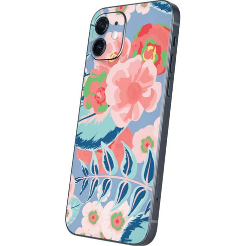 Pink Spring Flowers iPhone 12 Skin