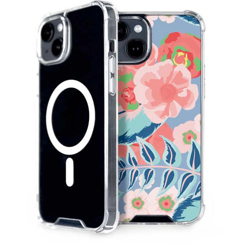Pink Spring Flowers iPhone 13 MagSafe Case
