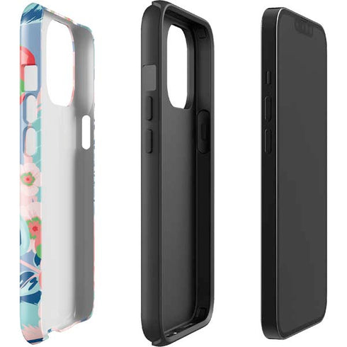 Pink Spring Flowers iPhone 13 Pro Max Impact Case