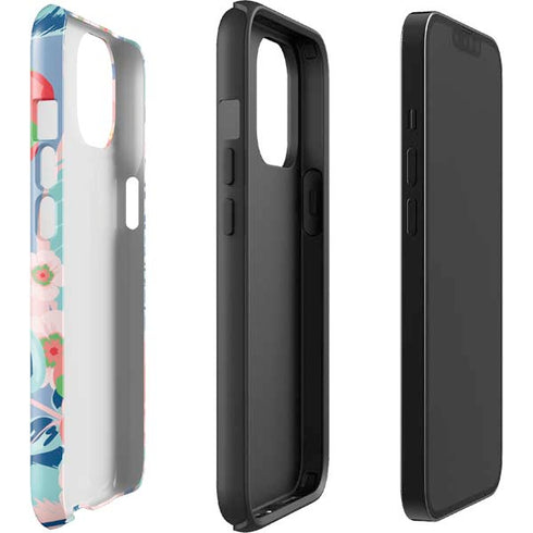 Pink Spring Flowers iPhone 14 Impact Case