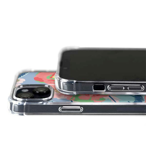 Pink Spring Flowers iPhone 14 Plus MagSafe Case