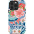 Pink Spring Flowers iPhone 15 Pro Impact Case
