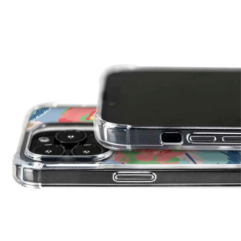Pink Spring Flowers iPhone 14 Pro MagSafe Case