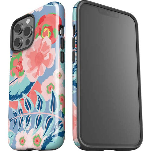 Pink Spring Flowers iPhone 15 Pro Max Impact Case