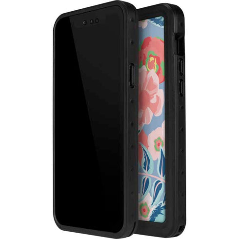 Pink Spring Flowers iPhone 14 Pro Max Waterproof Case