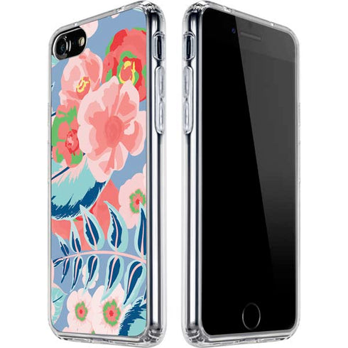 Pink Spring Flowers iPhone SE (2nd & 3rd Gen) Clear Case