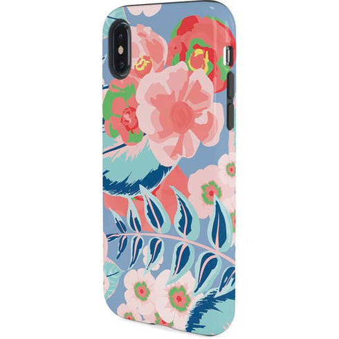 Pink Spring Flowers iPhone X Pro Case