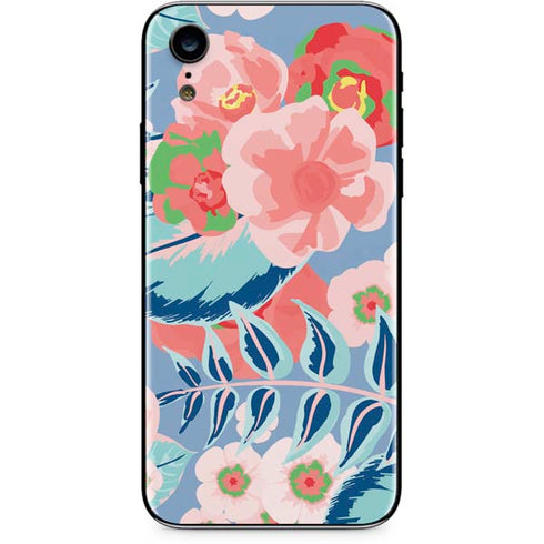 Pink Spring Flowers iPhone XR Skin