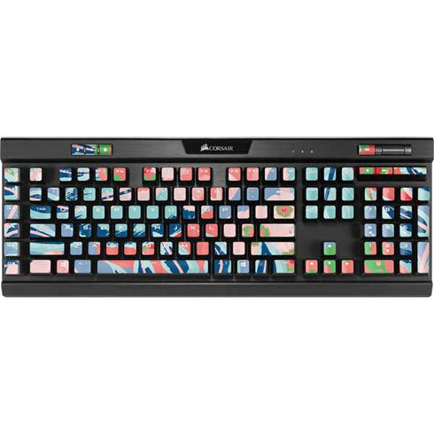 Pink Spring Flowers K95 RGB PLATINUM Mechanical Gaming Keyboard Skin