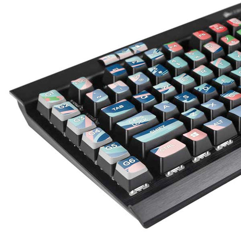 Pink Spring Flowers K95 RGB PLATINUM Mechanical Gaming Keyboard Skin