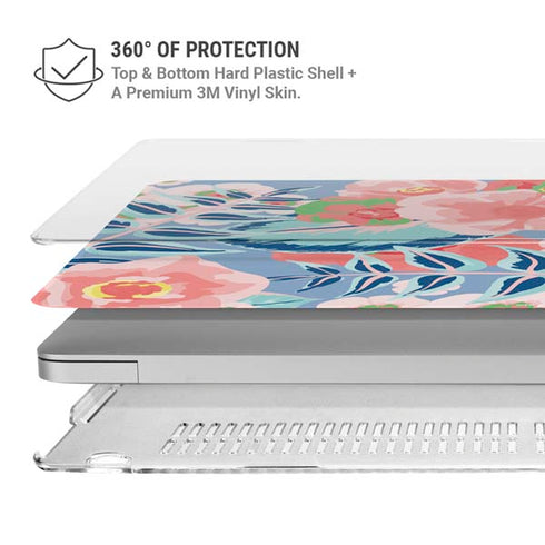 Pink Spring Flowers MacBook Air 15in (2023-2025) Case plus Skin