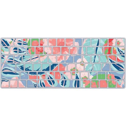 Pink Spring Flowers Magic Keyboard Skin