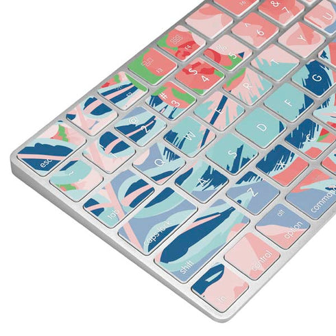 Pink Spring Flowers Magic Keyboard Skin