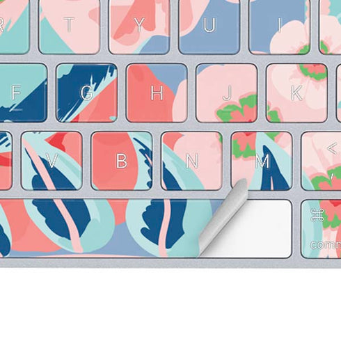 Pink Spring Flowers Magic Keyboard Skin