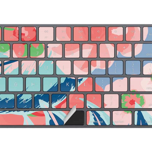Pink Spring Flowers Magic Keyboard with Numeric Keypad Skin