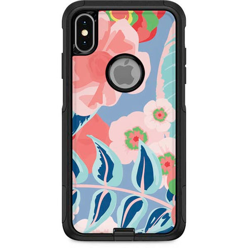 Pink Spring Flowers Otterbox Commuter iPhone Skin