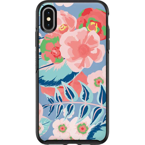 Pink Spring Flowers Otterbox Symmetry iPhone Skin