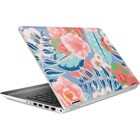 Pink Spring Flowers HP Pavilion Skin
