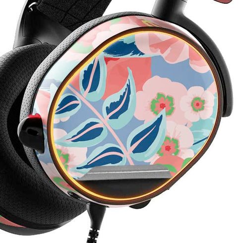 Pink Spring Flowers SteelSeries Arctis 3 Skin