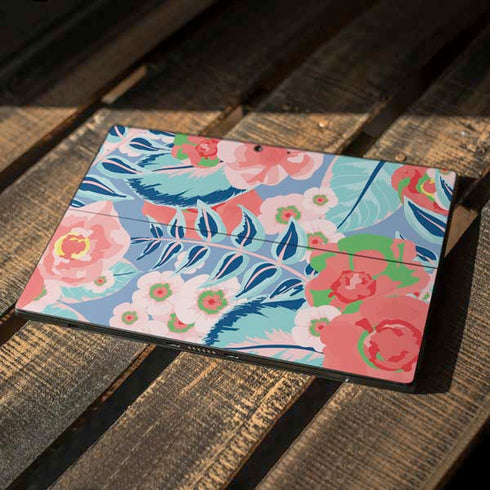 Pink Spring Flowers Surface Pro 7 Skin