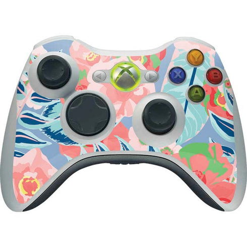 Pink Spring Flowers Xbox 360 Wireless Controller Skin