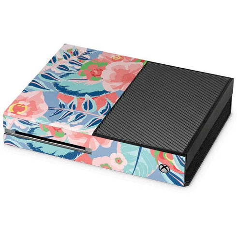 Pink Spring Flowers Xbox One Console Skin