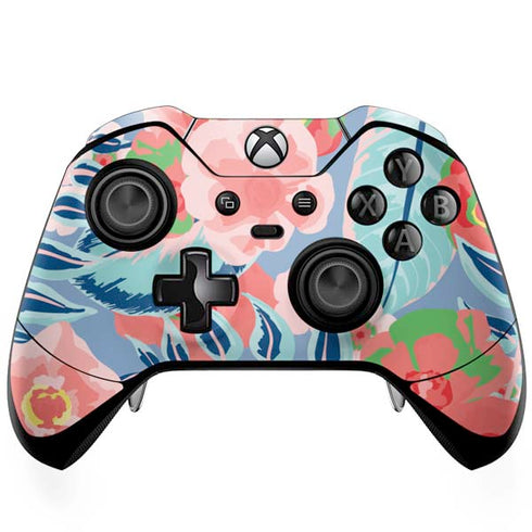 Pink Spring Flowers Xbox One Elite Controller Skin