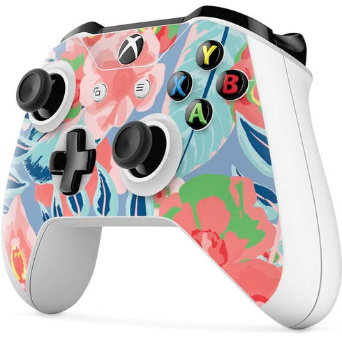 Pink Spring Flowers Xbox One S Controller Skin