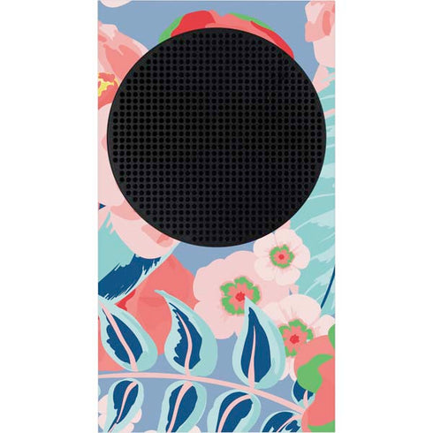 Pink Spring Flowers Xbox Series S Console Skin