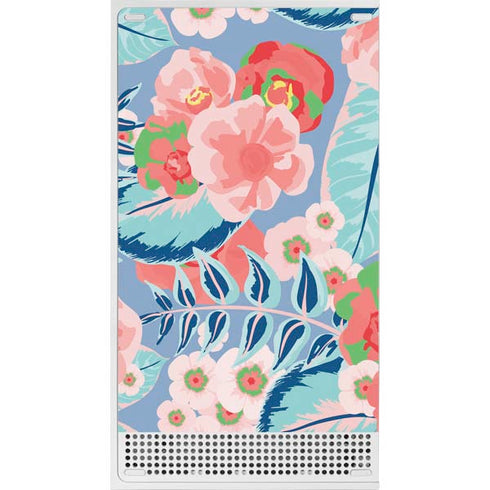 Pink Spring Flowers Xbox Series S Console Skin