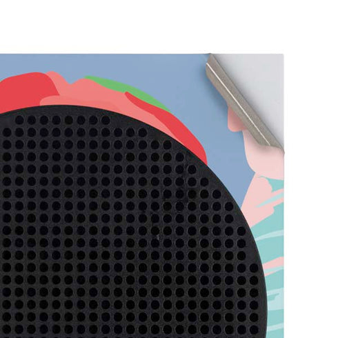 Pink Spring Flowers Xbox Series S Console Skin