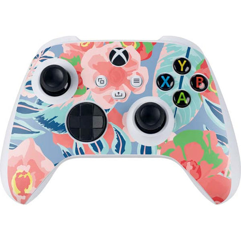 Pink Spring Flowers Xbox Series S Controller Skin