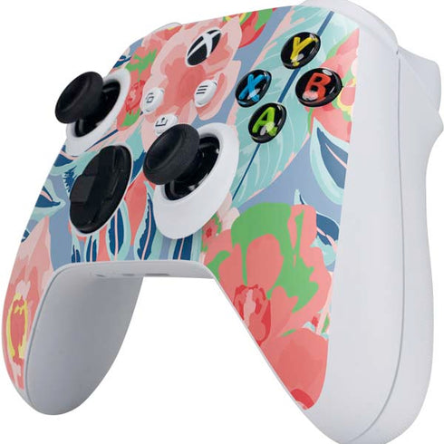 Pink Spring Flowers Xbox Series S Controller Skin
