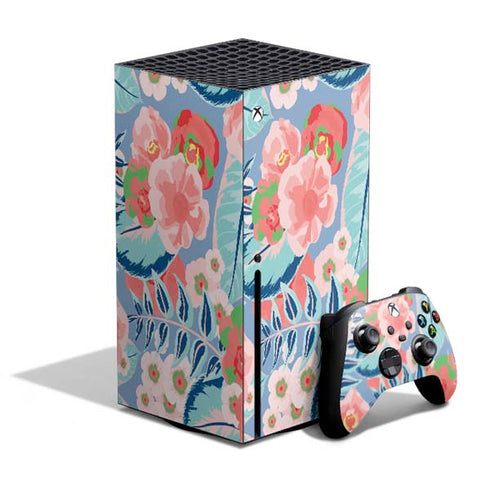 Pink Spring Flowers Xbox Series X Bundle Skin