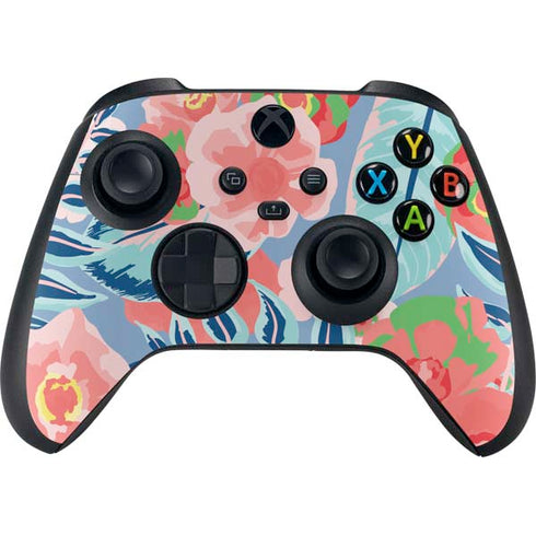 Pink Spring Flowers Xbox Series X Bundle Skin