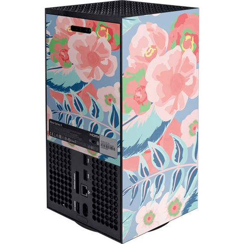 Pink Spring Flowers Xbox Series X Console Skin