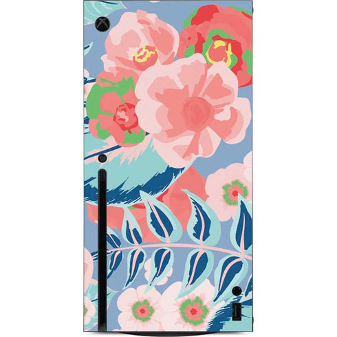 Pink Spring Flowers Xbox Series X Console Skin