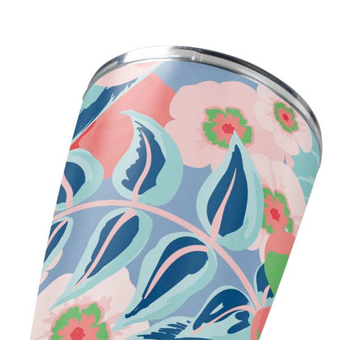 Pink Spring Flowers Yeti 20oz Tumbler Skin