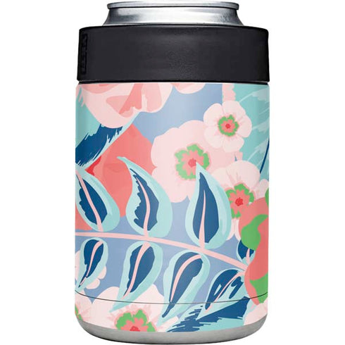 Pink Spring Flowers Yeti Colster Can Insulator Skin