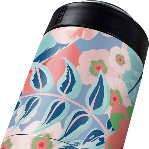 Pink Spring Flowers Yeti Colster Can Insulator Skin