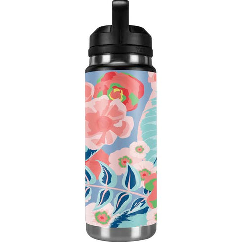 Pink Spring Flowers YETI Rambler 26oz Bottle Skin
