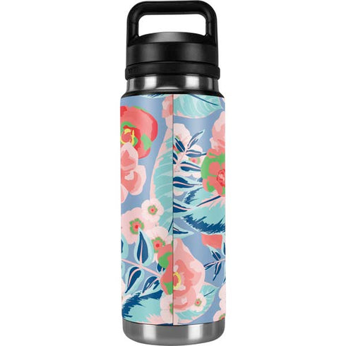 Pink Spring Flowers YETI Rambler 26oz Bottle Skin
