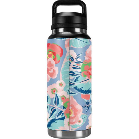 Pink Spring Flowers YETI Rambler 36oz Bottle Skin