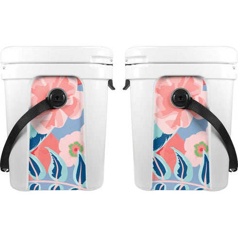 Pink Spring Flowers YETI Roadie 24 Hard Cooler Skin